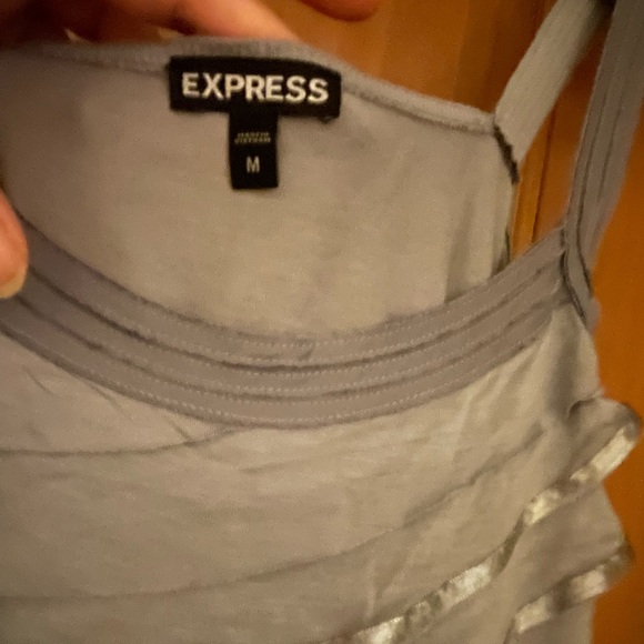 Women’s Express tank top size medium in gray - Picture 2 of 2